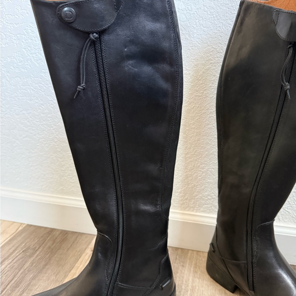 Dublin Womens/Ladies Galtymore Tall Leather Dress Boots / Black SZ 8.5 - Picture 6 of 11